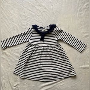 Jojo maman sailor striped bebe dress 12-18 months